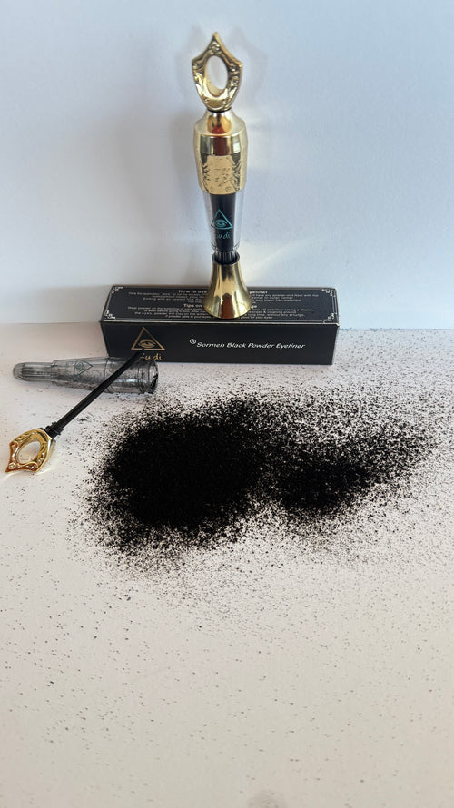 Sormeh - Sudi ®Sormeh Black Powder liner – Lab Tested - Made in USA |  U.S. FDA MoCRA Facility Registered - U.S. FDA MoCRA PRODUCT LISTED  | Sudi ®Sormeh Black Powder Eyeliner